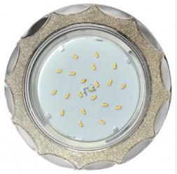 встраиваемый светильник ECOLA FS53STECB GX53 H4 DL3902 Серебряный блеск / хром