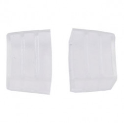 аксессуары для светильников ECOLA SCCA12ESB LED STRIP 220V CONNECTOR END CAP заглушка для IP68 12X7 ленты уп. 10шт