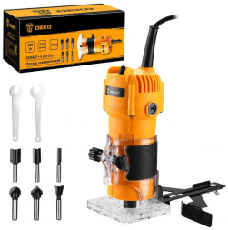 Фрезер электрический DEKO DKR800 + набор фрез 6 шт 063-4352