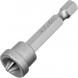 Набор бит СИБРТЕХ Бита PH2x50 мм с ограничителем для ГКЛ, 2 шт., CrMo// СИБРТЕХ Бита PH2x50 мм с ограничителем для ГКЛ, 2 шт., CrMo//