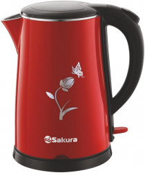 Чайник электрический SAKURA SA-2159BR (1.8) красн/черн