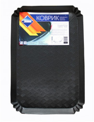 Коврик автомобильный NOVA BRIGHT №1, багажный, вспененный полиэтилен, черный (600х950х75мм) 46936