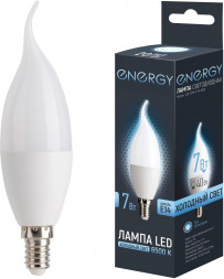 Лампа светодиодная ENERGY LED С37W-7-E14-6500 (109325)