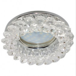 СВЕТИЛЬНИКИ ВСТРАИВАЕМЫЕ ECOLA FW1617EFY LIGHT MR16 CD4141 GU5.3 Прозрачный/Хром