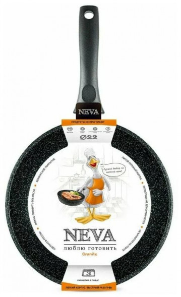 Сковорода NEVA NG122 а/пр литая 22см Neva Granite