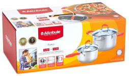 Набор кухонной посуды ATTRIBUTE ASF001 Набор кухонной посуды FANCY 4пр