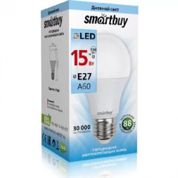 Светодиодная лампа SMARTBUY (SBL-A60-15-40K-E27) 15W/4000/E27