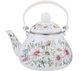 Чайник AGNESS 934-430 ДВОРЦОВЫЙ ПАРК эмал. 1,3л