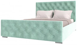 Кровать НК-МЕБЕЛЬ ИНТЕРО кровать 1600х2000 Велюр Мята 72306777 (2 кор.)