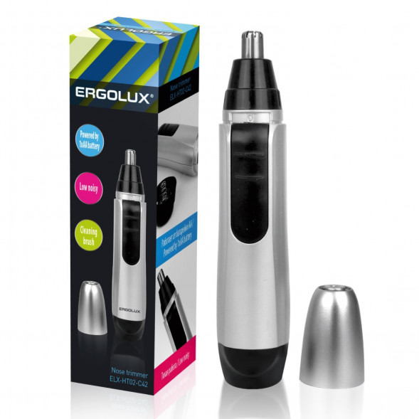 Триммер ERGOLUX ELX-HT02-C42 серебр.