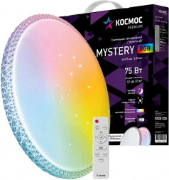 Светодиодный настенно-потолочный светильник КОСМОС KSMystRGB75W белый