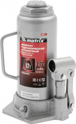 Домкрат MATRIX Домкрат гидравлический бутылочный, 12 т, h подъема 230-465 мм 50727