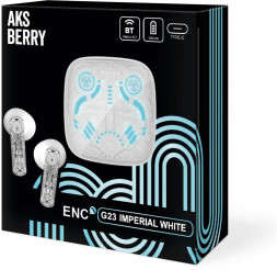 Наушники AKSBERRY (6900288050015) G23 TWS, белый