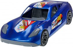 Игрушка РЫЖИЙ КОТ Машинка Turbo V-MAX синий металлик 40 см ( Арт. И-5852)