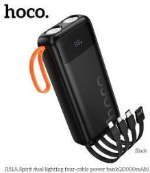 Powe Bank HOCO (6942007653374) J151A 20000mAh 1USB+1Type-C 2.0A , черный