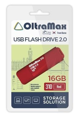 USB флэш-накопитель OLTRAMAX OM-16GB-310-Red
