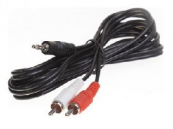 Аудиокабель PERFEO (J2002) JACK 3.5 мм вилка - 2XRCA вилка 1.5 м