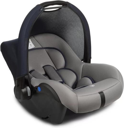 Детское автомобильное кресло ZLATEK KRES4039 Колибри Lux гр.0+, св.серый