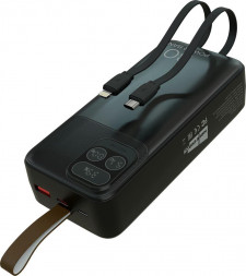 Зарядное устройство MORE CHOICE (4620202550637) PB55-30 с кабелем 1USB 3.0A 22.5W PD - 30000mAh черный