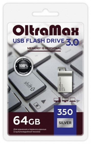 USB-флэш OLTRAMAX OM-64GB-350-Silver 3.0