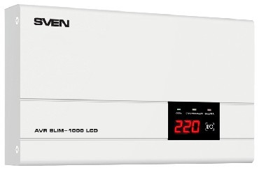 Стабилизатор SVEN AVR SLIM-1000 LCD