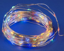 Гирлянда UNIEL (UL-00007180) ULD-S1000-100/DTA/RC RGB IP44 Гирлянда светодиодная, 10м. 100 светодиодов. RGB свет. Пульт ДУ (в/к)