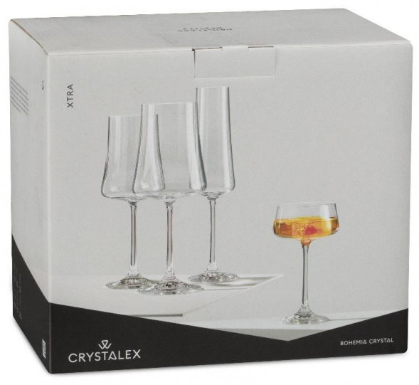 Набор бокалов для вина CRYSTALEX CR360101X Набор бокалов для вина XTRA 6шт 360мл