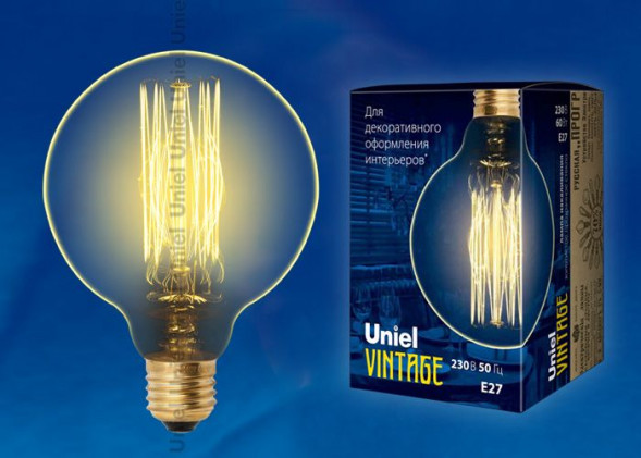 ЭЛЕКТРИКА UNIEL (UL-00000479) IL-V-G95-60/GOLDEN/E27 VW01