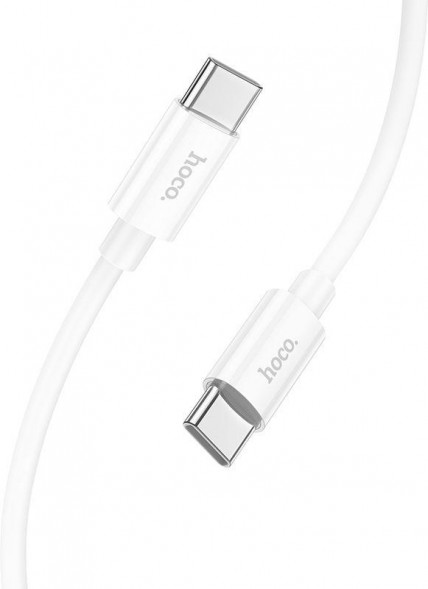 HOCO (6931474783264) силикон 1м USB 3.0A PD 60W для Type-C Type-C White 1 м