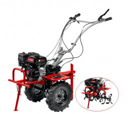 Мотоблок ЗУБР МТШ-500 Мотоблок бензиновый с ВОМ, 212 см3