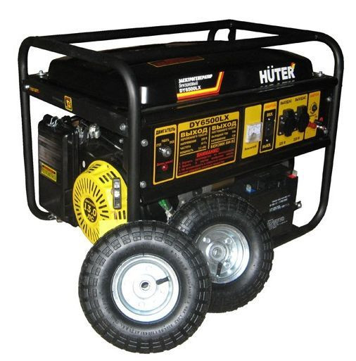 Генератор HUTER DY6500LX колеса