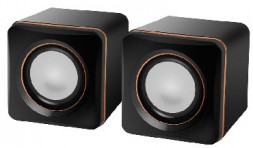 Акустика 2.0 DEFENDER (65633) SPK 33 чёрный/оранжевый