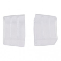 аксессуары для светильников ECOLA SCCA14ESB LED STRIP 220V CONNECTOR END CAP заглушка для IP68 14X7 ленты уп. 10шт