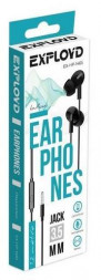 Наушники EXPLOYD (EX-HP-1465) 3.5mm/чёрный/1.2М/Blow