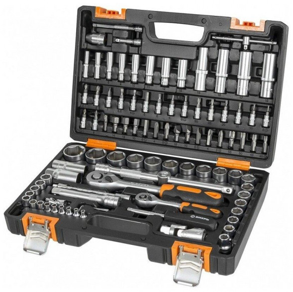 Набор инструментов ВИХРЬ 1/2&quot;, 1/4&quot;, CrV 94 ПРЕДМЕТА