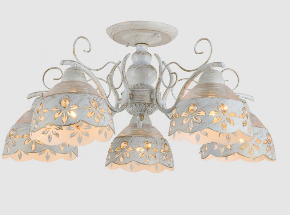 СВЕТИЛЬНИКИ ПОТОЛОЧНЫЕ, ЛЮСТРЫ RITTER 52513 4 Romantic 155/5 5хE27