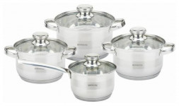 Набор посуды BOHMANN BH - 08-475 /ст.к/2,1л;2,9л;3,9л;5,1л/дно 7-ми шаговое (х2)