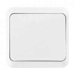 выключатель SMARTBUY (SBE-03w-10-SW1-0) Юпитер, 1-клавишный, белый