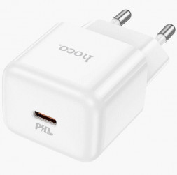 СЗУ HOCO (6931474789914) СЗУ HOCO N32 Glory PD30W single port charger белый