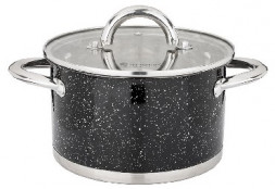 Кастрюля AGNESS 937-306 Black Marble 2,5л