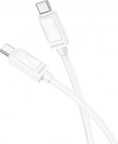 Кабель BOROFONE (6941991114915) BX109aa 3.0A 60W Type-C Type-C 1 m белый