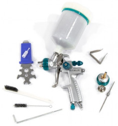 Краскораспылители STELS Краскораспылитель AG 901 LVMP профессиональный, гравитационного типа, сопла 1,3 и 1,1 мм 57365