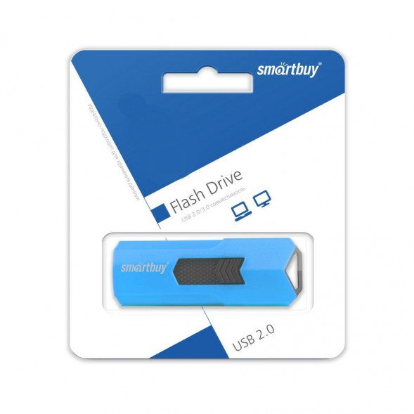 USB флеш SMARTBUY (SB32GBST-B) 32GB STREAM BLUE
