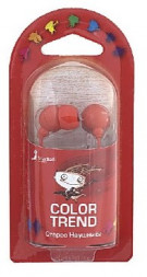 Наушники SMARTBUY (SBE-3300) COLOR TREND красный