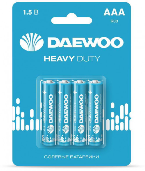 Батарейка DAEWOO R03/4BL Heavy Duty
