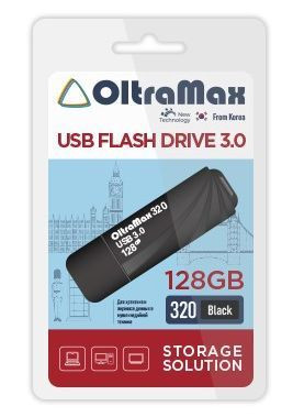 USB флэш-накопитель OLTRAMAX OM-128GB-320-Black USB 3.0