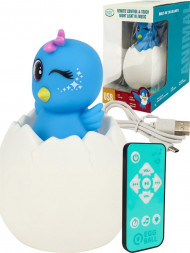 Светильник детский NO NAME Птичка (звук,свет,пульт,пластик, USB в к-те,в кор.)(12x12x17,5 cм) ИК-8484 ПП-00194903