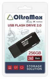 USB флэш-накопитель OLTRAMAX 256GB 240 Black 2.0 [OM-256GB-240-Black]