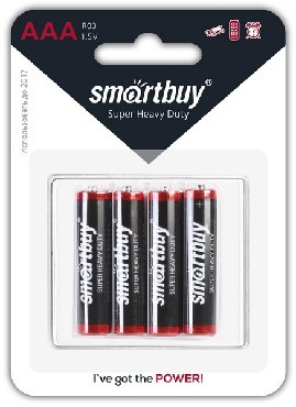 Элементы питания SMARTBUY (SBBZ-3A04S) R03-4S
