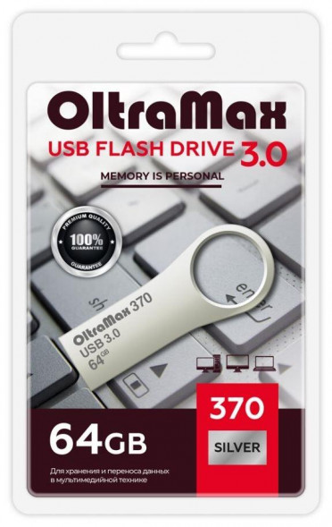 USB-флэш OLTRAMAX OM-64GB-370-Silver 3.0